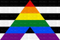 Straight ally flag - 無料png