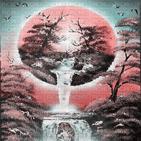 soave background fantasy pink teal - Bezmaksas animēts GIF