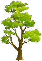 VanessaVallo _crea- green tree animated - GIF เคลื่อนไหวฟรี