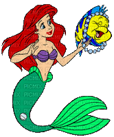 arielle ariel mermaid - Darmowy animowany GIF