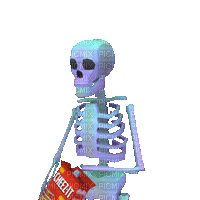 скелетон 1 - Ingyenes animált GIF