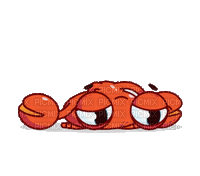 sad crabb - Animovaný GIF zadarmo