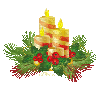 velas de navidad - Ingyenes animált GIF