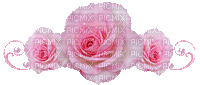 image encre animé effet fleurs roses scintillant brille edited by me