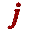 Kaz_Creations Alphabets Colours Red Letter J - Free animated GIF