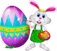 Easter hare by nataliplus - Darmowy animowany GIF