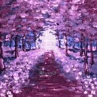 Y.A.M._Landscape purple - Nemokamas animacinis gif