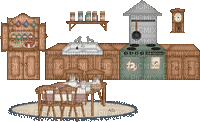 Country Home Kitchen Cook Bake House - 無料のアニメーション GIF