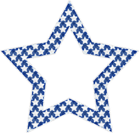 Patriotic.4th OfJuly.Scrap.Blue.White - 無料png