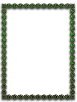 minou52-frame-verde-green - png gratuito