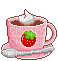 Strawberry Cup - Darmowy animowany GIF