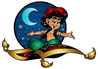 Aladin vole sur son tapis - png grátis