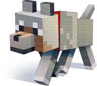 minecraft wolf - png grátis