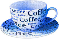 soave deco cup coffee blue - png gratis