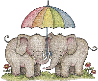elephants - GIF animate gratis