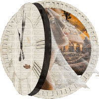 reloj con fondo - 無料のアニメーション GIF