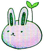 sprout bunny - nemokama png