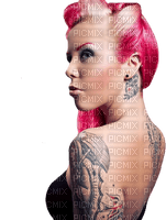 woman pink hair bp - ilmainen png