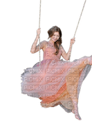 kikkapink swing woman pink - zdarma png