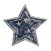Jeans Blue Star  - Bogusia - zdarma png