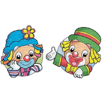 Kaz_Creations Cartoon Baby Clown Circus - besplatni png