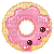 donuts rose - Gratis animeret GIF
