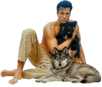 homme avec chien.Cheyenne63 - 無料png
