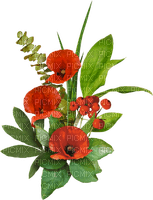 blommor-röda----flowers--red - PNG gratuit