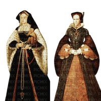 Catherine d'Aragon et Mary Tudor - nemokama png