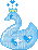 blue swan - Бесплатный анимированный гифка