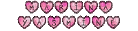 Name Heart Pink Text Gif - Bogusia - Free animated GIF