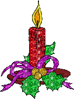MMarcia gif vela de Natal Bougie de Noël - Ingyenes animált GIF