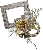 Christmas deco frame cluster - 無料png