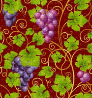 fond gif autumn automne grapes - GIF animé gratuit