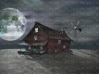 casa en el campo - Animovaný GIF zadarmo