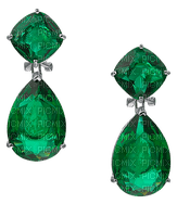 Earrings Green - By StormGalaxy05 - png gratis