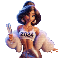 Jasmine Anime 2024 - GIF animado grátis