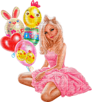 Easter woman by nataliplus - besplatni png