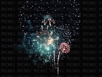 New Year.Fireworks.Victoriabea - Free animated GIF