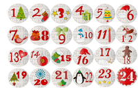 Christmas Advent Calendar - Bogusia - png gratis