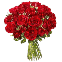 red roses bouquet animated - Безплатен анимиран GIF
