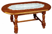 Coffee Table with Doily - gratis png