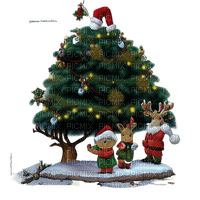 kikkapink christmas clipart tree santa - gratis png