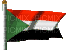 علم السودان - Ilmainen animoitu GIF