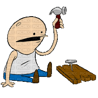 Hammer Trying - Zdarma animovaný GIF
