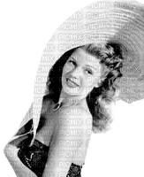 Vintage woman with a white hat - bezmaksas png