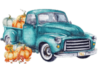 Autumn Fall Pumpkin Truck - 免费PNG