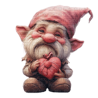 Gnome Heart - Bogusia - Free PNG