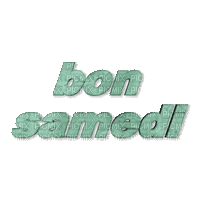 samedi - Darmowy animowany GIF