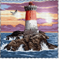 leuchtturm lighthouse phare faro milla1959 - Бесплатный анимированный гифка